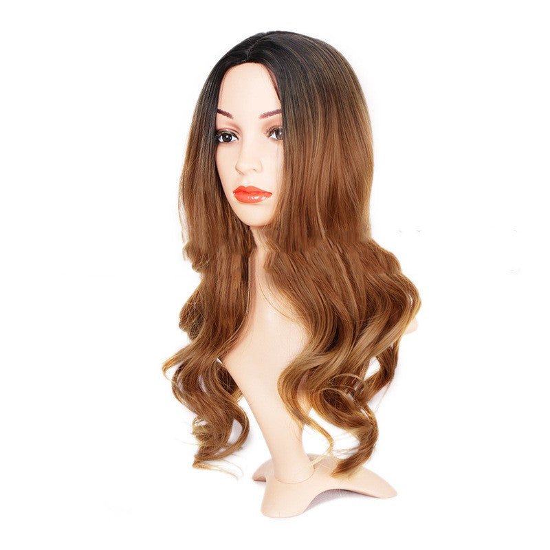 Wig foreign trade wig female gradient chemical fiber wig wig Wig foreign trade wig female gradient chemical fiber wig wig
